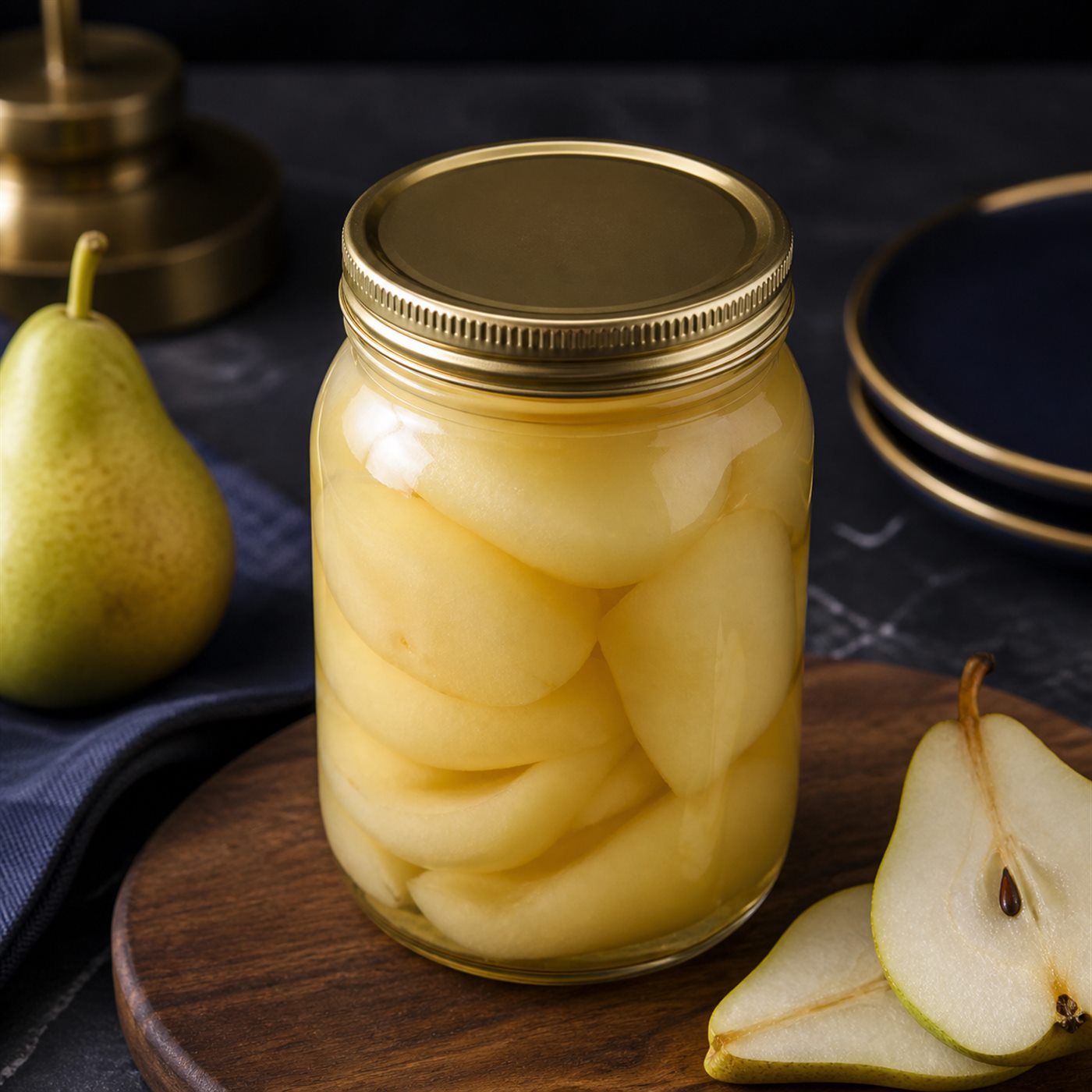 Canned Pear Halves canned recipe