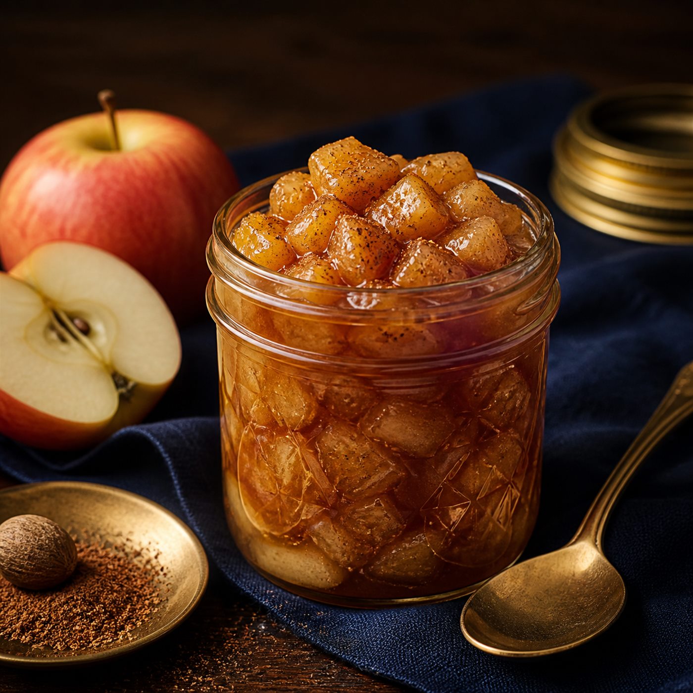 Nutmeg Apple Preserves canned recipe