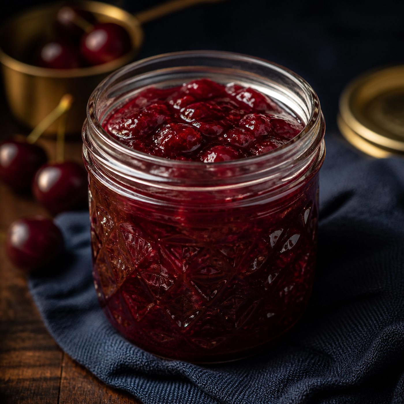 Sour Cherry Jam canned recipe