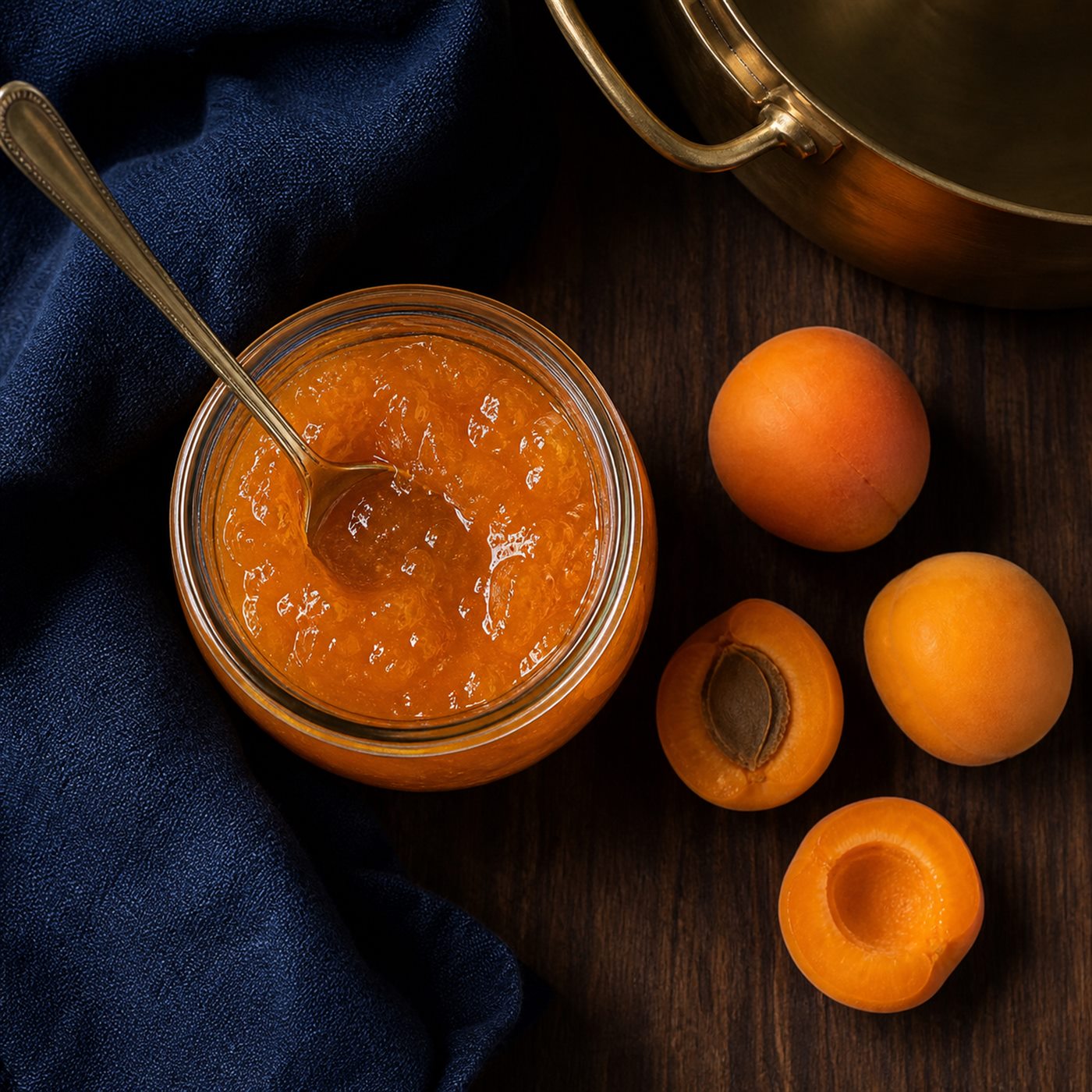 Old-Fashioned Apricot Jam canned recipe