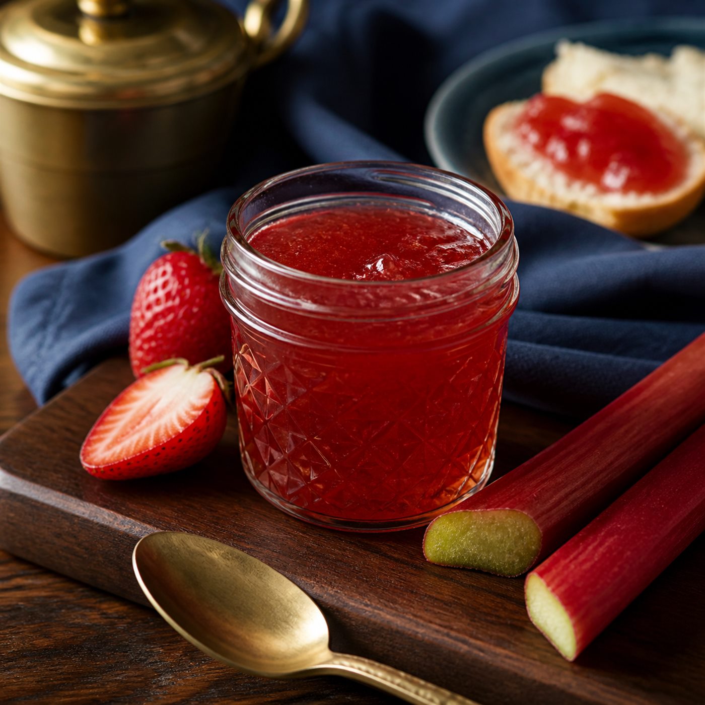 Strawberry-Rhubarb Jelly canned recipe