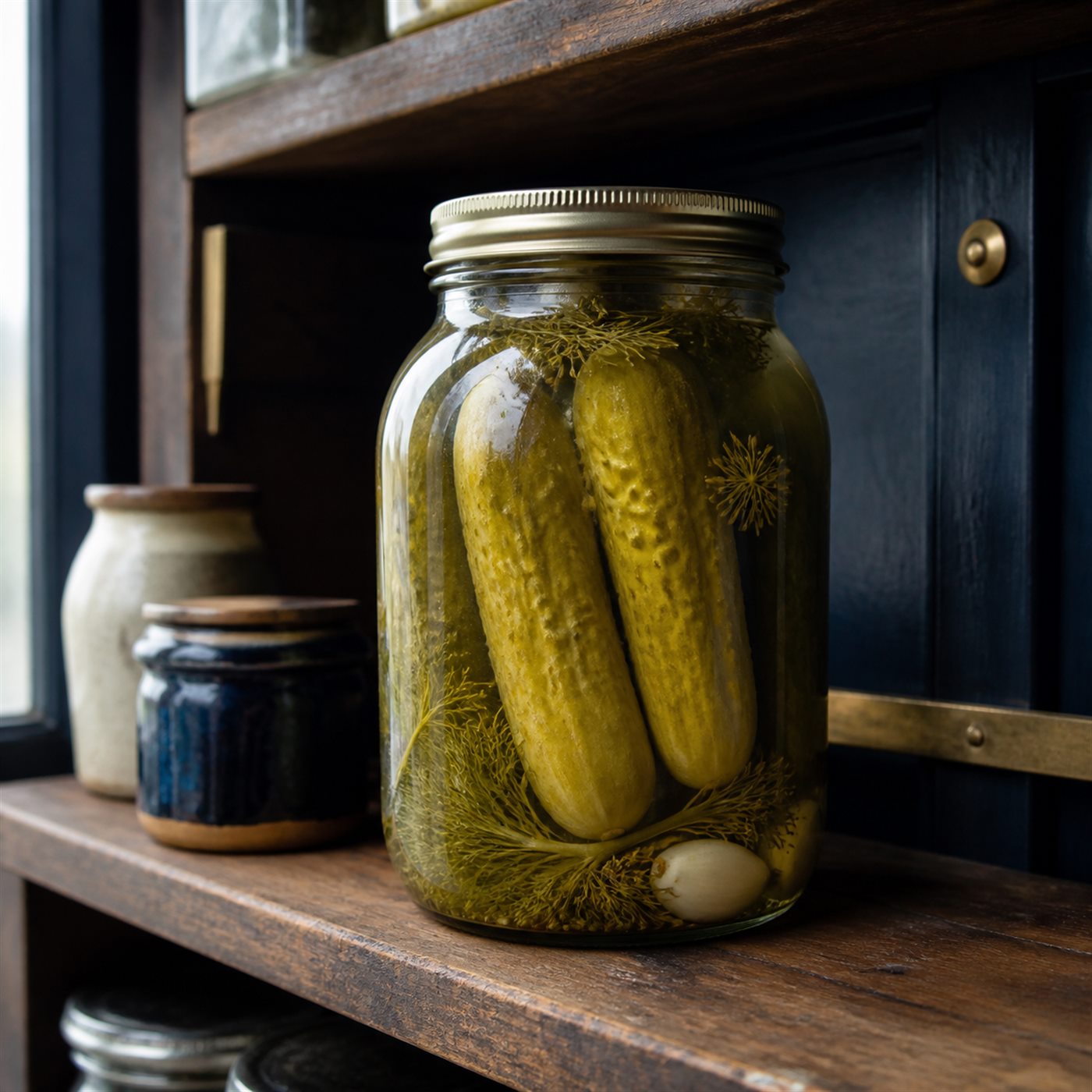 Fermented Dill Pickles