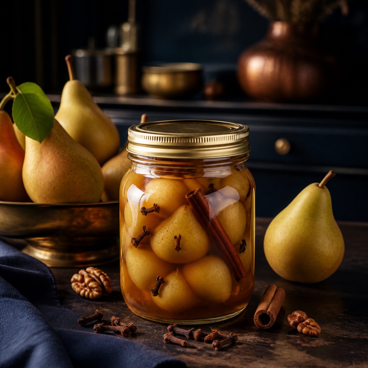 Spiced Pear Pickles