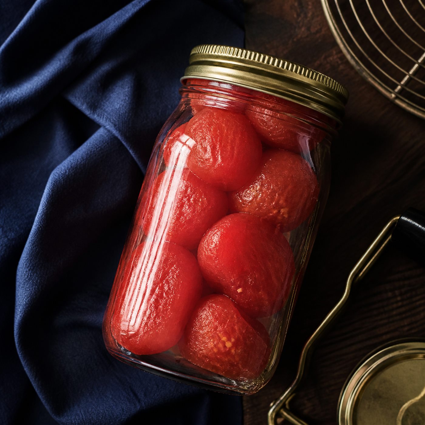 Whole Tomatoes Without Added Liquid canned recipe